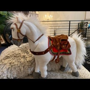Tangled Maximus White Horse 14" Plush Stuffed Toy